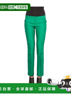 DSQUARED2 女士休闲裤 KA027539408644VERDE AW2018直筒裤
