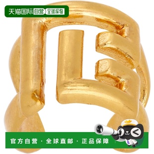 巴尔曼 女士 戒指 潮奢 FN1XR526M Balmain Sync 1h可退 Brass