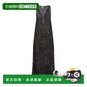 潮奢 舒适时尚 GANNI 女士 1h可退 black黑色 甘尼 高雅连衣裙