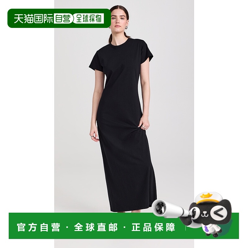 1h可退 潮奢 LESET 女士 Margo 长款连衣裙 black黑色 舒适时尚