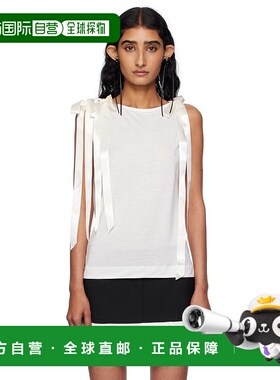 1h可退 潮奢 Simone Rocha 蒙娜 罗莎 女士 灰白色 Bow Ribbon Ta