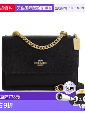 COACH 女士单肩包 CZ987IMBLK SS2025 黑色 迷你 Klare 斜挎包