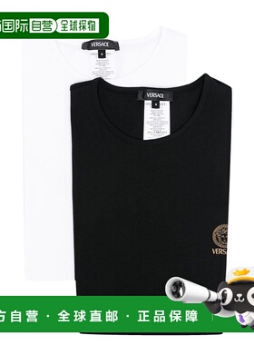 VERSACE 男士T恤 AU101931A10011A225E 范思哲白色 AW2025