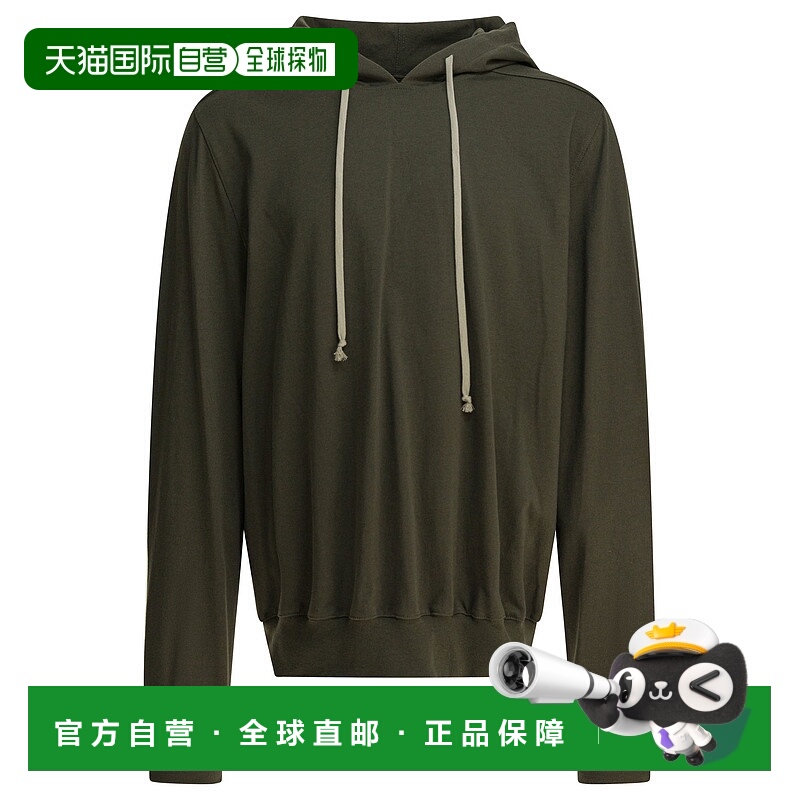 1h可退 RICK OWENS 男士卫衣 RU02E1281BA25 AW2025 军绿色