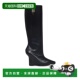 GIVENCHY 黑色长筒靴 AW2023 女士靴子 BE702KE1M1001BLACK