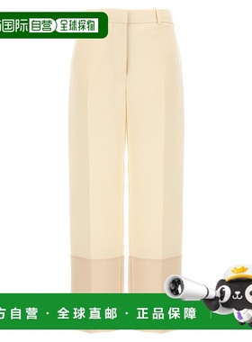 TORY BURCH 女士休闲裤 176401117 AW2025 白色 腰带环休闲裤