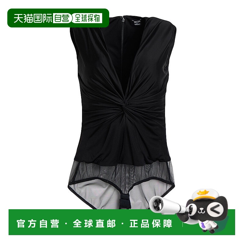 1h可退 潮奢 versace 范思哲 女士 连体衣 black黑色 舒适时尚