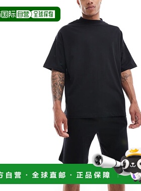1h可退 潮奢 ASOS 男士 sets 设计宽松款睡衣(黑色)