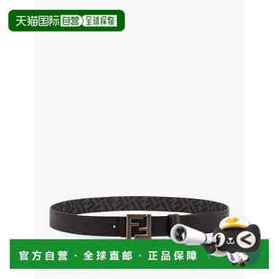 Fendi 7C0541AS情人礼物新款 芬迪 FF双面腰带 皮带 男士 潮奢