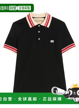 VALENTINO 男士POLO衫 7V3MH01KB190NO AW2025 黑色