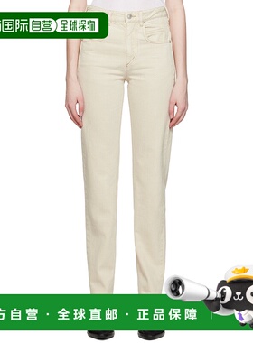 1h可退 潮奢 ISABEL MARANT 女士 灰白色 Vendelia 牛仔裤 23PPA0