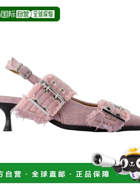 GANNI 女士高跟鞋 B1020062 SS2026 粉红色 Ganni Feminine Buckl