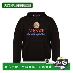 AW2023范思哲帽衫 VERSACE A86022A231242A1690BLACK 卫衣 男士
