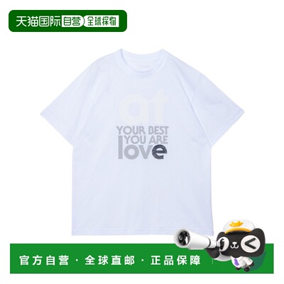 SACAI 女士T恤 2601147S101 SS2026 蓝色印花短袖 T恤