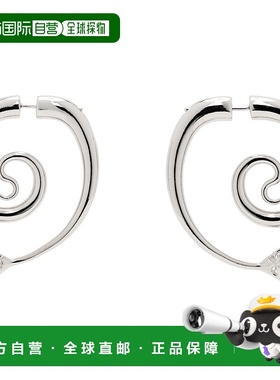 1h可退 潮奢 Panconesi 女士 银色 Diamanti Serpent 耳环 S25EA0