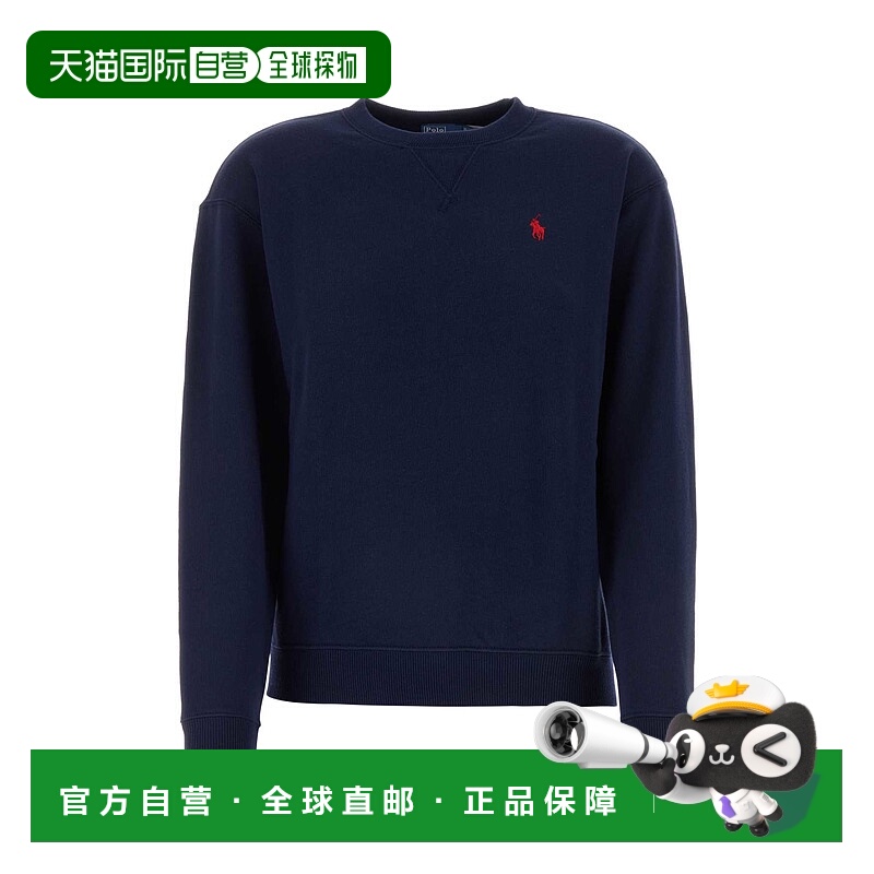 1h可退 POLO RALPH LAUREN 女士卫衣 211935582010 蓝色 圆领运动