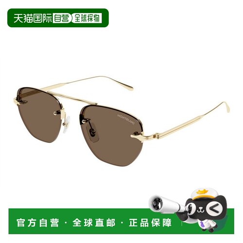 MONTBLANC 户外护目镜 MB0404S002 SS2026 金色 【付后1h可退】