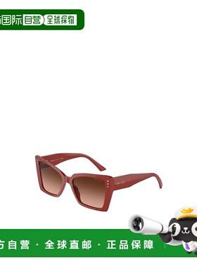 JIMMY CHOO 女士眼镜 JC5001B50135M AW2024 棕色 徽标太阳镜