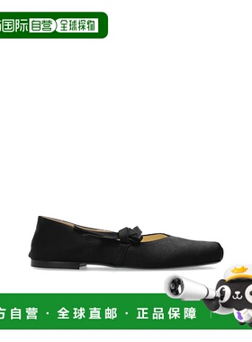 KENZO 女士芭蕾乐福鞋 FF52BA125F5199 SS2025 黑色 方头芭蕾舞鞋