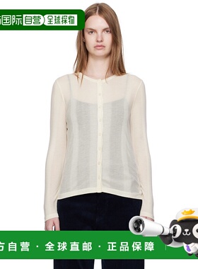 1h可退 潮奢 A.P.C. 女士 灰白色 Lorie 开衫 LYAAWF22331针织