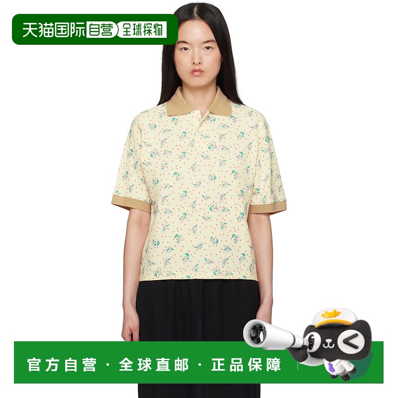 1h可退 潮奢 Ashley Williams 女士 灰白色 Bunny Polo 衫 AWSS25