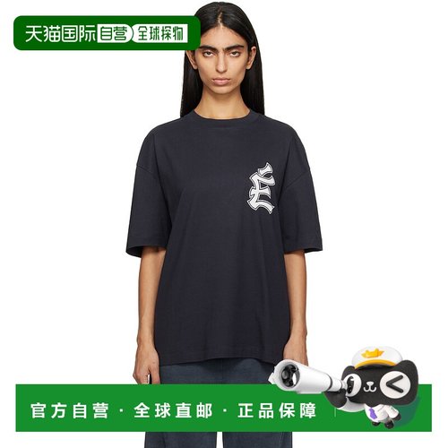 1h可退 潮奢 Études 女士 海军蓝 The City Relax T 恤 H24MMTSH1