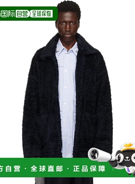 1h可退 潮奢 Doublet 男士 黑色手绘夹克 24AW14BL196抓绒