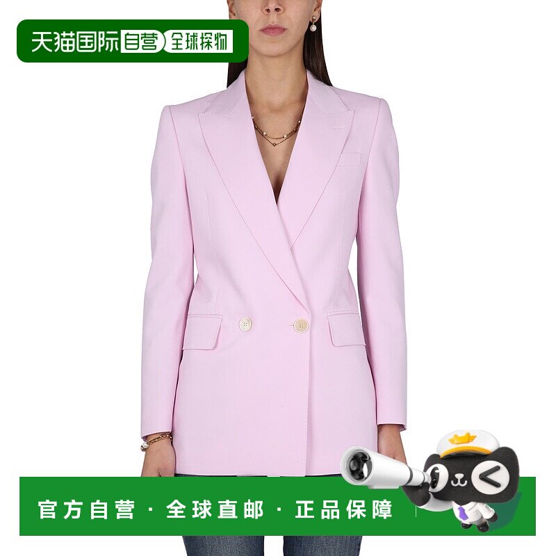 ALEXANDER MCQUEEN 女士外套 734497 SS2023 粉红色