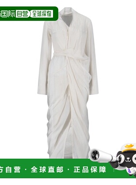 1h可退 潮奢 rick owens 瑞克 欧文斯 女士 白色连衣裙 RP01F6566