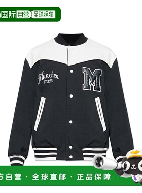 MCM 男士夹克 MHJGSMM030BW SS2026 黑色 Jacket with logo