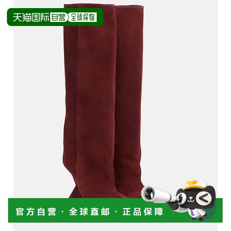 1h可退 潮奢 The Attico 女士 Cheope 105 绒面革及膝靴子