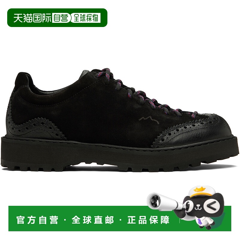 1h可退 潮奢 Diemme 男士 黑色 Ampezzo Wing 德比鞋 DI25FWAMMM0