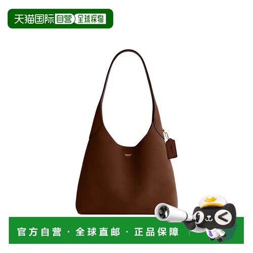 COACH蔻驰 Brooklyn 28 品牌Logo标牌 绒面手提单肩包 大号 女款