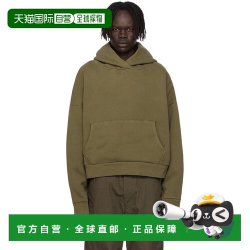 Entire Studios 男士 卡其色 Heavy 连帽衫 ES2125MIMILITARY