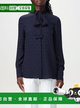 VALENTINO 女士衬衫 5B3AB5T77TK598 AW2024 深蓝色