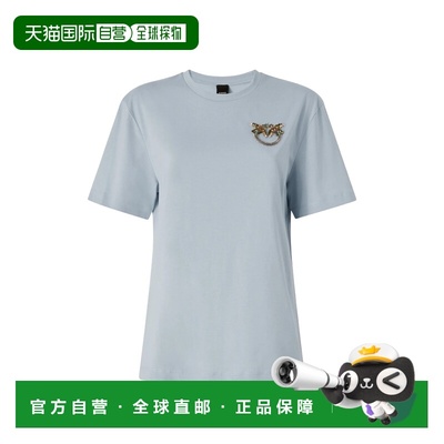 PINKO 女士T恤 105526A33FE87 SS2026 蓝色 STREPITOSO