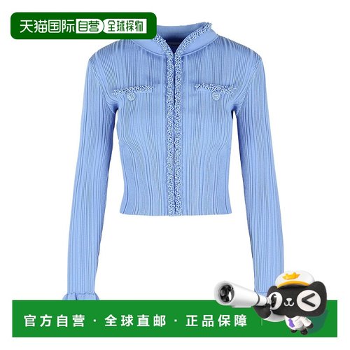 1h可退 SELF-PORTRAIT 女士西服 RS26555CB AW2025 蓝色 立领夹克