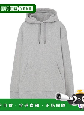 BURBERRY 女士针织毛衣 80489241 SS2023 灰色 格纹拼接卫衣长袖