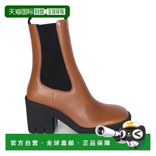 BURBERRY 女士靴子 8092583B8630 AW2024 棕色 Boots with elasti