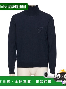 VALENTINO 男士针织衫 VKC34RB0UCLJ AW2025 黑色长袖高领