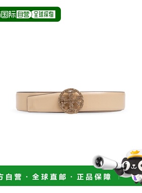 TORY BURCH 女士腰带 1622190700 SS2025 浅棕色 Leather belt
