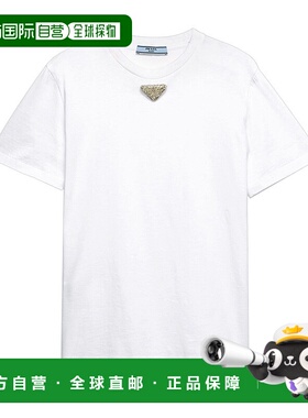 PRADA 水钻缀饰标志T恤上衣35838R16DVF0009_S_162男普拉达男装