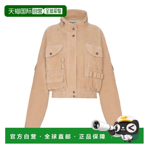 BALMAIN 女士西服 GF0TFA85LB128FI SS2026 花色 长袖皮夹克