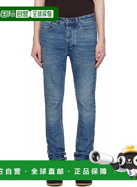 1h可退 潮奢 Ksubi 男士 蓝色 Van Winkle Mids 牛仔裤 MFA24DJ02