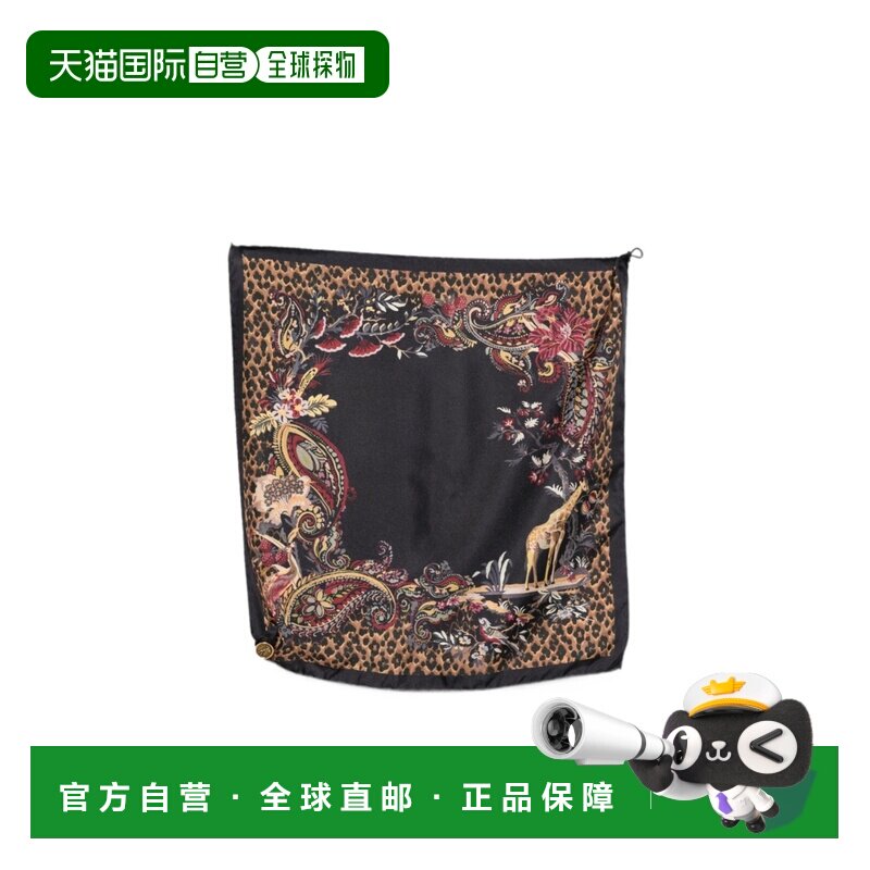 ETRO 女士围巾 WF6H0002AS11AX0810 AW2026 花色 佩斯利花纹丝巾