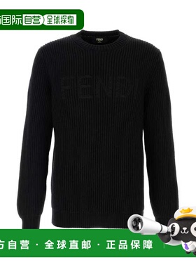 1h可退 潮奢 Fendi 芬迪 男士 標誌字母圓領套頭衫 FZX091AW0C