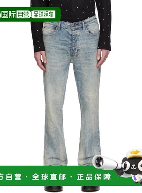 KSUBI 男士牛仔裤 MFA24DJ054DENIM SS2025 灰色 腰带环牛仔长裤