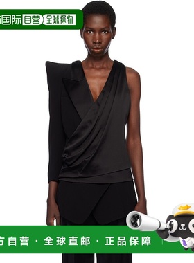 1h可退 潮奢 Balmain 巴尔曼 女士 黑色 Asymmetric Structured