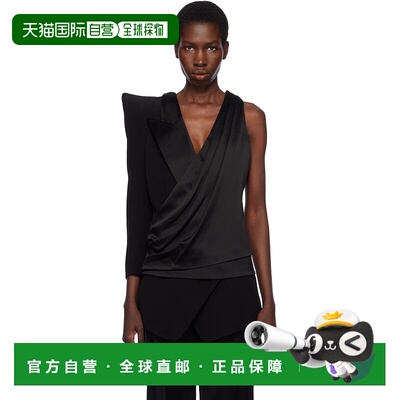 1h可退 潮奢 Balmain 巴尔曼 女士 黑色 Asymmetric Structured