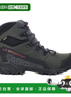 La Sportiva 男士 Nucleo High II GTX 碳灰/辣椒红 徒步靴 24X-9
